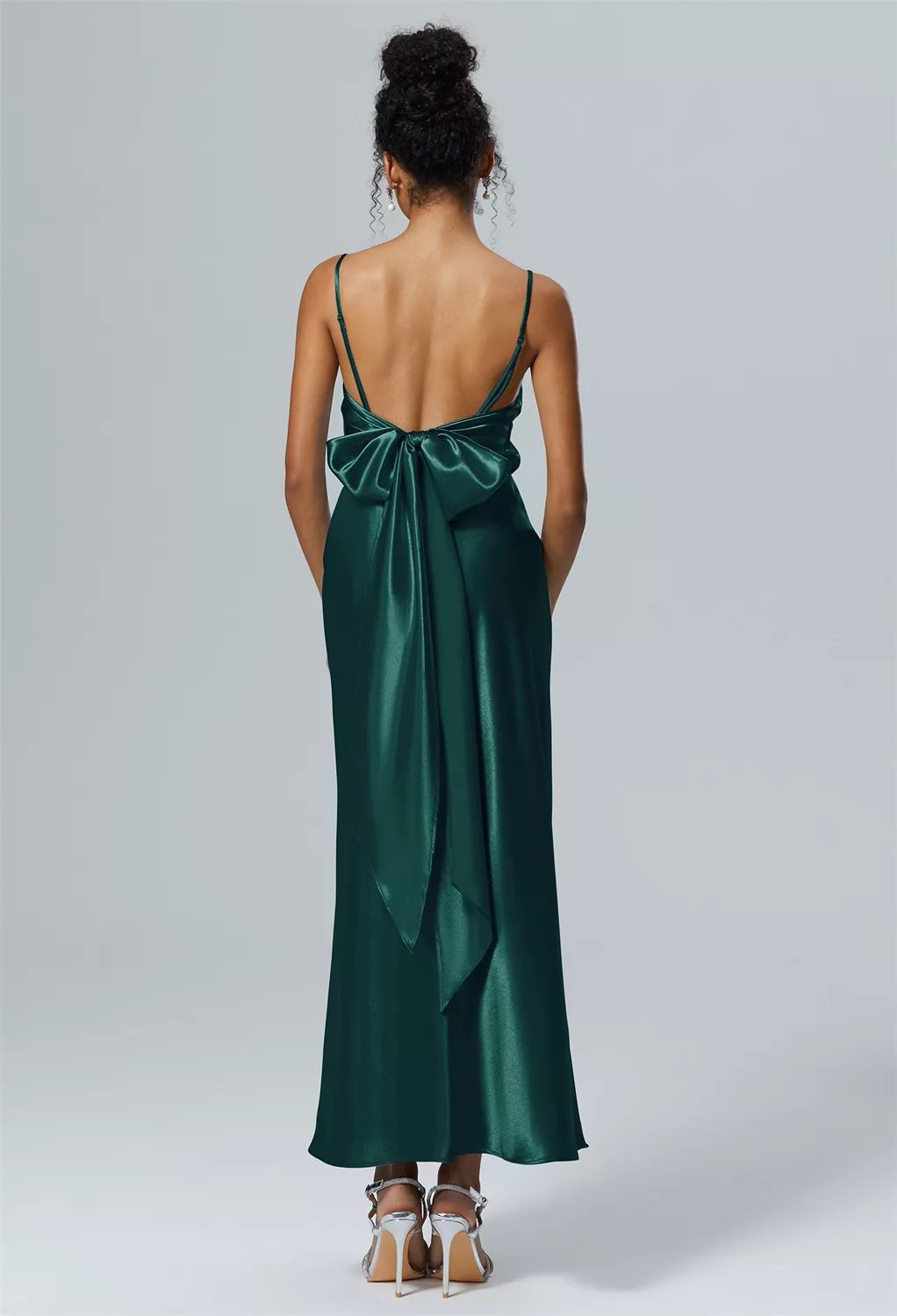 AW Lettice Hunter Green  Plus Size Wedding Guest Dresses